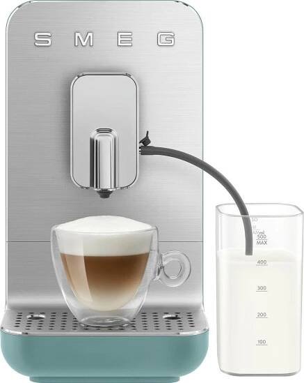 Ivo GRANDIČ - Kávovary - Smeg - Smeg BCC13EGMEU espresso kávovar smaragdová zelená, hliníkový přední panel