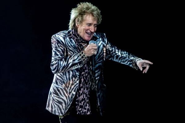 Rod Stewart performs on stage at Ziggo Dome on June 12, 2024 in Amsterdam, Netherlands.