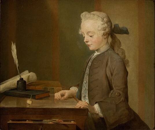 Portrait of Auguste Gabriel Godefroy (1741), oil on canvas, 64.5 x 76.5 cm., São Paulo Museum of Art