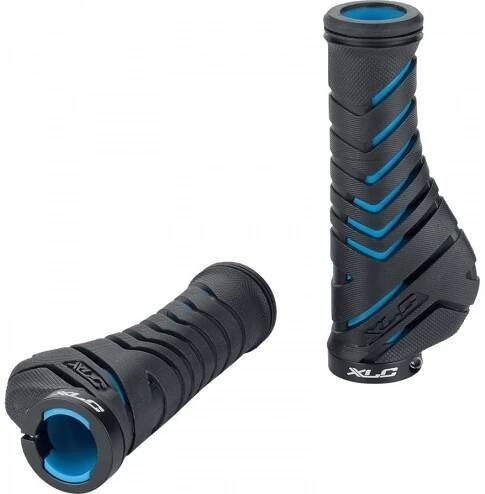 Gripy XLC GR-S30, 130mm – černá/modrá