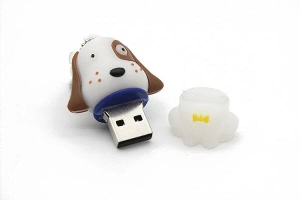 USB flash disc RYCHLÝ FLASH DISK ULTRA PAMĚŤ PŘÍVĚSEK DÁREK PES 64GB Stav balení originální