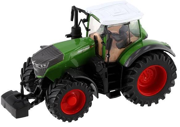 Traktor Bburago Fendt 1050 VarioNew Holland kovplast 13cm 2 druhy v krabičce 15x11x8cm