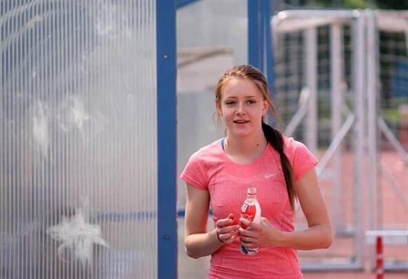 Ty kráso! řekla si sprinterka Bendová, když uviděla svůj rekordní čas