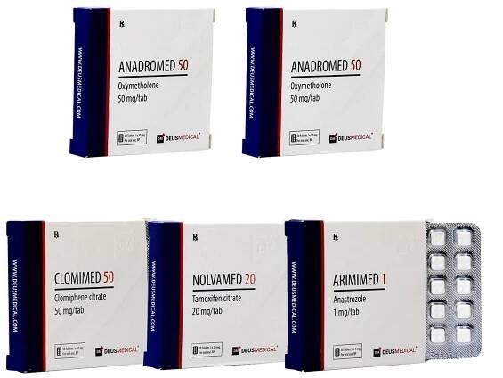 Mass Gain Pack - ANADROL 4 týdny Deus Medical
