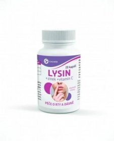 Lysin+zinek+vitamín C cps.20 Galmed