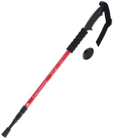 Nordic Walking hůl - 135 cm | červená - Image 8