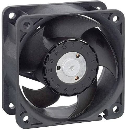 EBM Papst 634 NU axiální ventilátor, 24 V/DC, 40 m3/h, (d x š x v) 60 x 60 x 25.4 mm, 9292308004