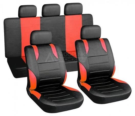 Potahy sedadel SPORT Airbag • červené