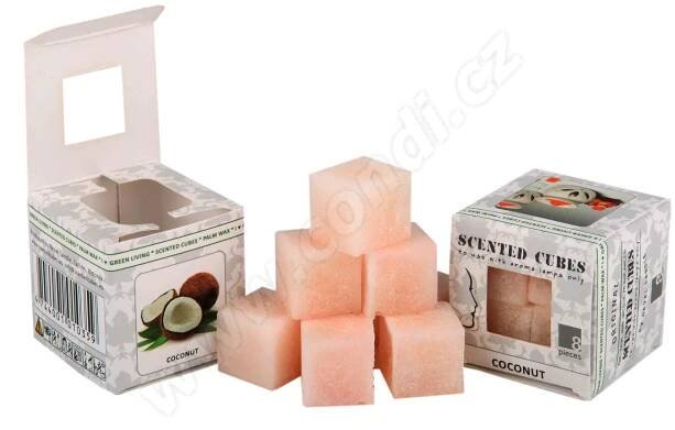 Vonný vosk do aromalamp Scented cubes - coconut - floristický, dekorační, obalový materiál a ochranné pomůcky