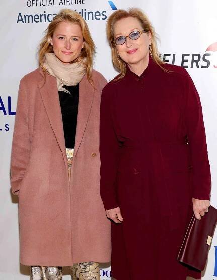 Mamie Gummer and Meryl Streep attend the Citymeals-On-Wheels Power Lunch for Women
