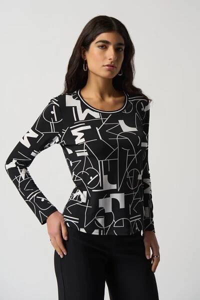 Letter Print Top