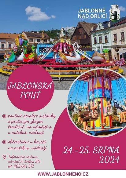 Jablonská pouť 2024: Město Jablonné nad Orlicí