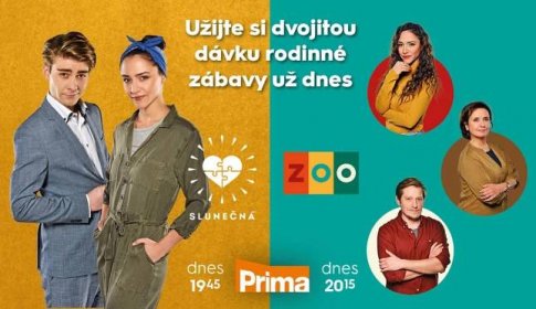 Po seriálu Slunečná následuje nový seriál FTV Prima ZOO.