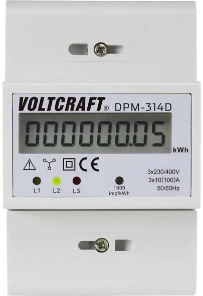 digitální třífázový elektroměr N/A VOLTCRAFT DPM-314D