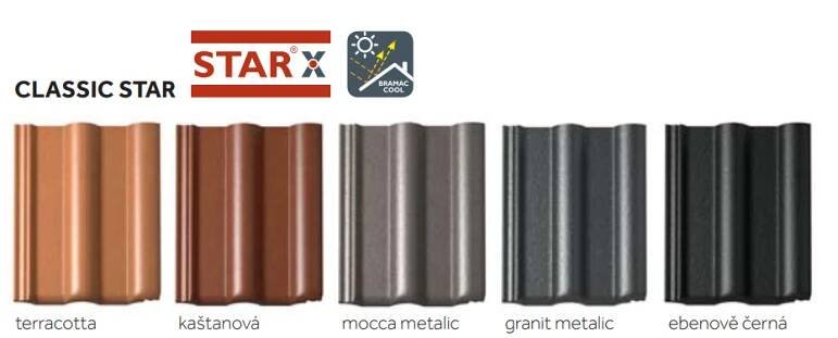 Betonová střešní základní taška Bramac Classic Star — Cena 75 Kč | ROOFER
