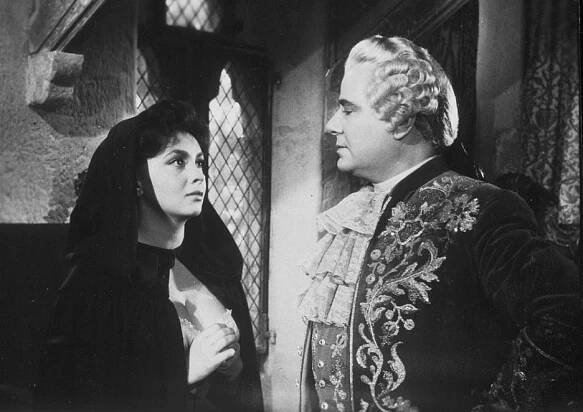 Gina Lollobrigida, Marcel Herrand - Fanfán Tulipán - Z filmu