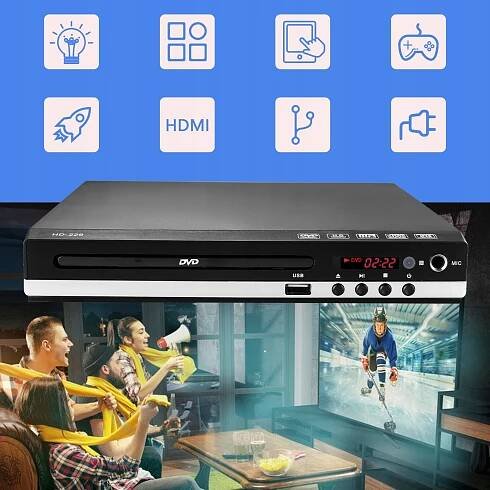 DVD/CD PŘEHRÁVAČ S HDMI/USB/AV KONEKTOREM, FUNKCE POKRAČOVÁNÍ, KOPÍROVÁNÍ Značka žádná značka