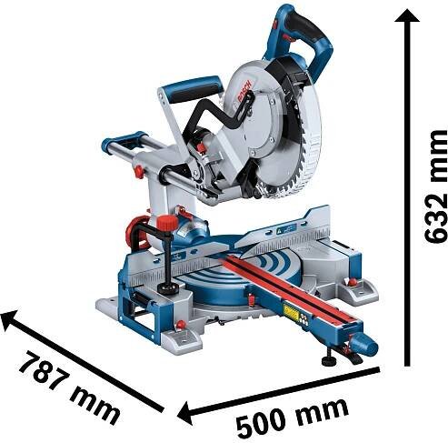 Bosch Professional Akku-Kapp- und Gehrungssäge GCM 18 V-254 D