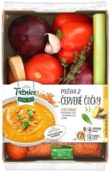 Menu box Polévka z červené čočky Albert levně | Kupi.cz