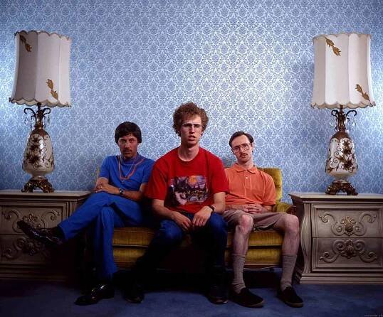 Jon Gries Jon Heder Aaron Ruell Napoleon Dynamite - 2004