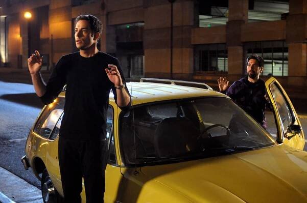Chuck - Chuck a výročí - Z filmu - Zachary Levi, Joshua Gomez