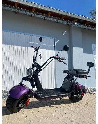 Elektrická koloběžka EcoWheel GR40 12Ah 1500W COC fialová