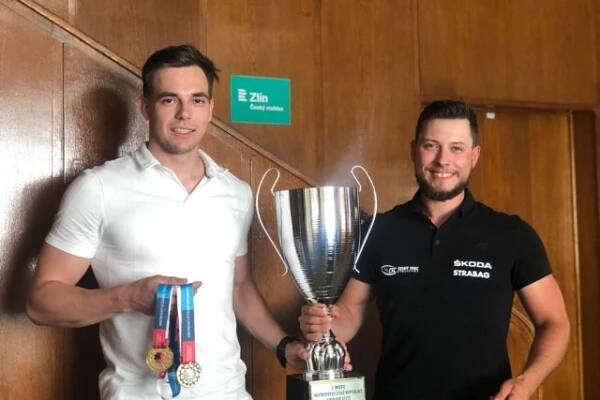 Tomáš Horák a Radek Adam,  mistři ČR 2023 v kolové | foto: Růžena Vorlová,  Český rozhlas