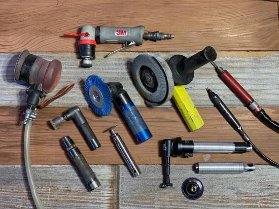 decorative metal grinding toolset