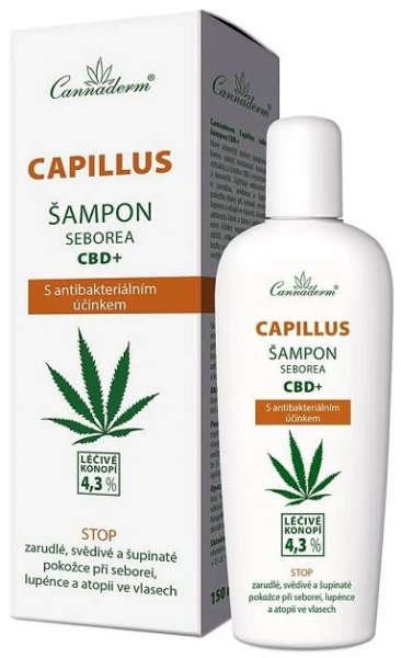 Cannaderm Capillus seborea šampon CBD+ 150ml