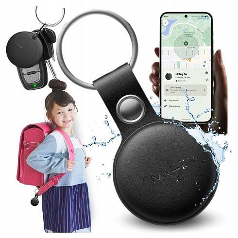 GPS lokátor MiTag MiLi ANDROID + přívěsek na klíče na batoh a klíče od psího zavazadla