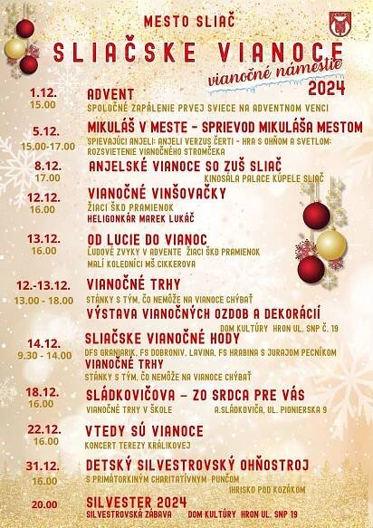 SLIAČSKE VIANOCE