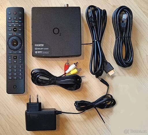 O2 TV set-top-box s WI-FI, HEVC, AndroidTV,Oneplay - Praha 10