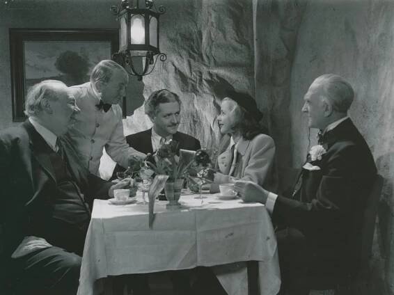 Oscar Winge, Wiktor Andersson, Stig Järrel, Maj-Britt Nilsson, Olof Winnerstrand - Det är min modell - Z filmu