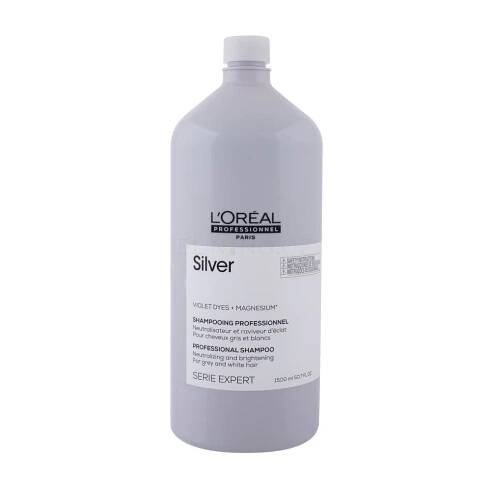 L'Oréal Professionnel Silver Professional Shampoo 1500 ml šampon pro ženy na šedivé vlasy L’Oréal Paris