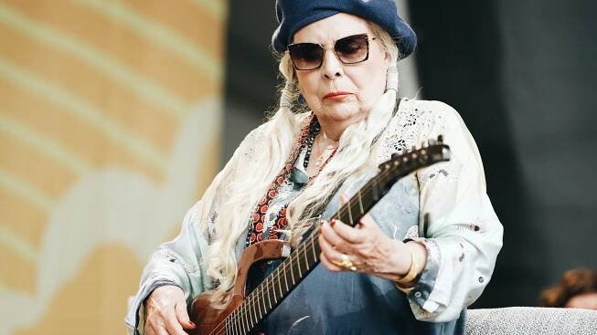 Joni Mitchell Gives Rare Surprise Performance at Newport Folk Festival: Watch