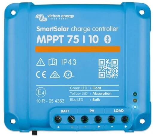 Regulátor MPPT solární Victron Energy SmartSolar 75/10