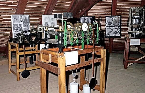 Hodinárium Děčín - expozice časoměrných strojů
