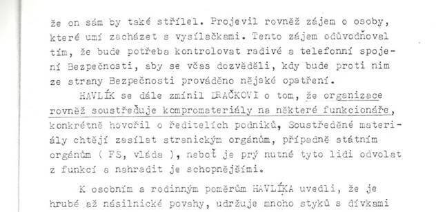 Máme údajný spis StB, ve kterém figuruje véčkař Dračka. Ten jeho pravost popírá