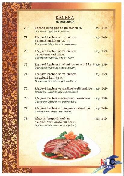 Restaurace Thao Asia | Informační servis města Kaplice
