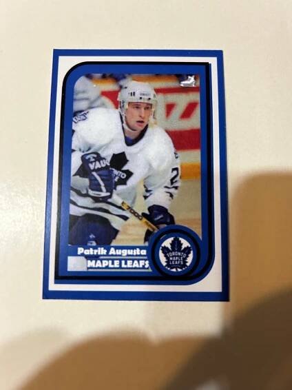 Patrik Augusta - Toronto Maple Leafs - Hokejové karty