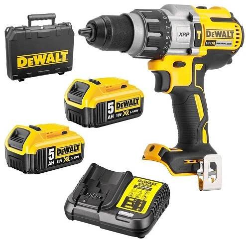 DeWalt DCD996P2 / Aku Bezuhlíková příklepová vrtačka šroubovák / 18 V XR Li-Ion XRP / 2x 5.0Ah
