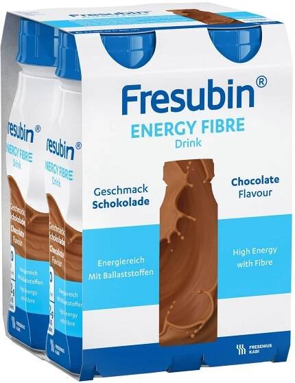 Fresubin Energy Fibre DRINK Čokoláda 4x200 ml
