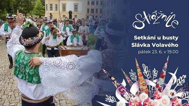 Setkání u busty Slávka Volavého - Mezinárodní folklorní festival “Strážnice“