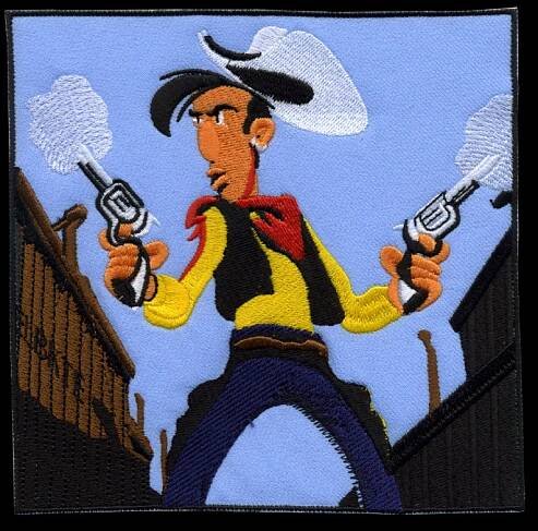 Lucky-Luke embroidered patch