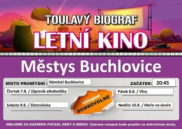 Letní filmové večery v Buchlovicích