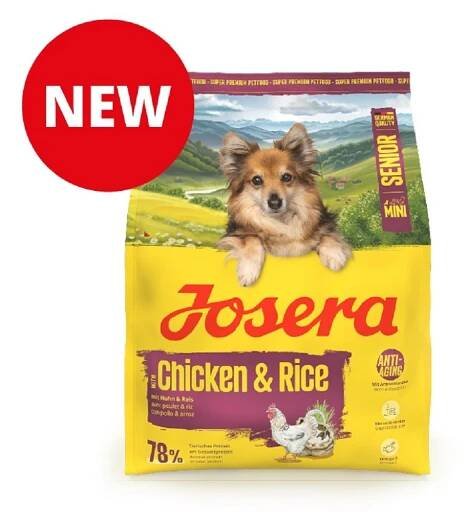 Josera 3kg Mini Senior with Chicken & Rice dog - Suchá | Canis Prosper s.r.o.