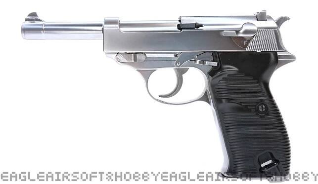WE C.P Walther P38 L Full Metal Airsoft GBB Pistol.