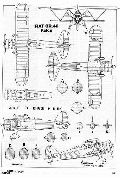 Fiat CR.42 - LMK - Vsetín