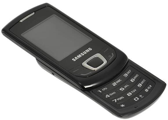 Samsung Monte Slider (E2550) Strong Black