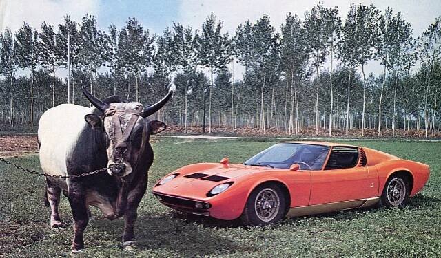 Lamborghini: na startovní čáře stály traktory...
